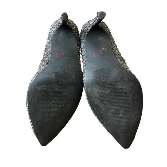 Steve Madden Wifey Glitter Rhinestone Booties Women’s Size 6.5 EUC - Picture 9 of 9